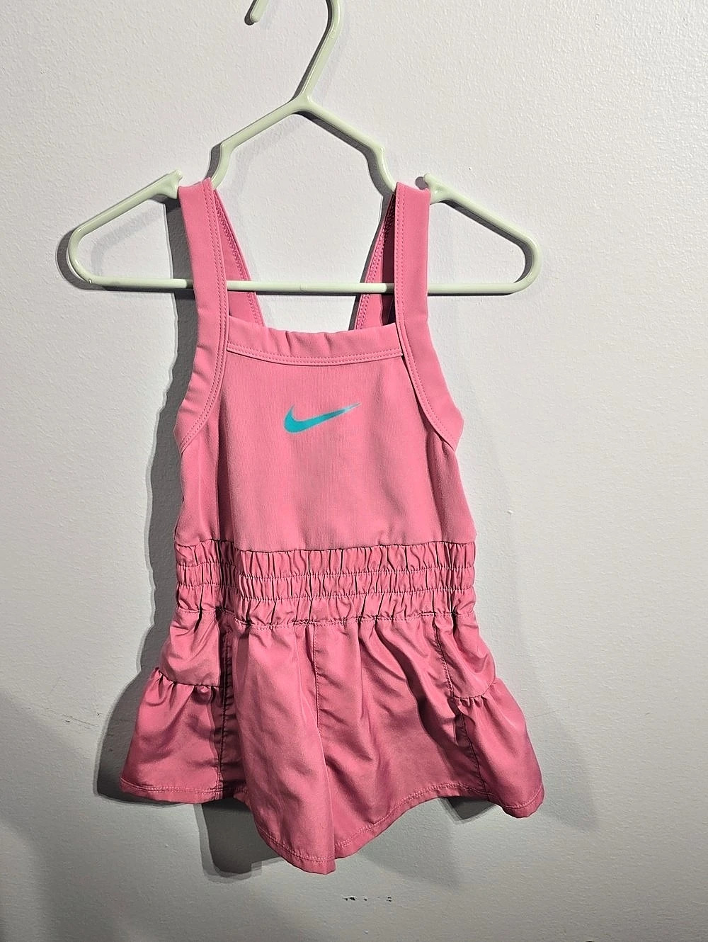 Nike Sunny Swoosh Runsie Romper Pink